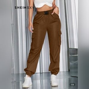 Brown Cargo Pants
